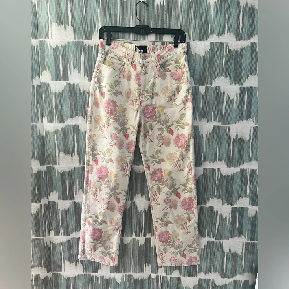 The Kooples- Ankle Jeans - Floral Jeans - Picture 7 of 14